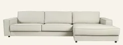 Soffa schäslong höger natur - 315x156x79 cm