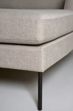 Soffa schäslong vänster beige - 300x156x80 cm