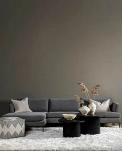 Soffa schäslong vänster grå - 300x156x80 cm