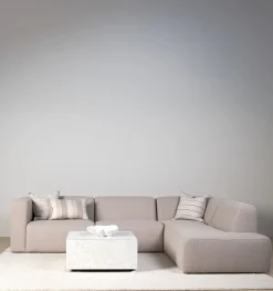 Soffbord multi/beige - 75x75x35 cm