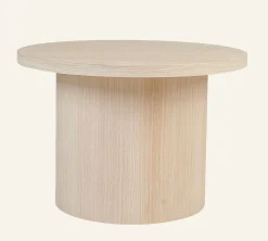 Soffbord natur - 75x75x49 cm ø75