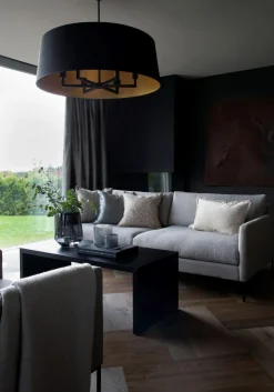 Soffbord svart - 56x120x45 cm