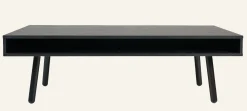 Soffbord svart - 70x130x48 cm