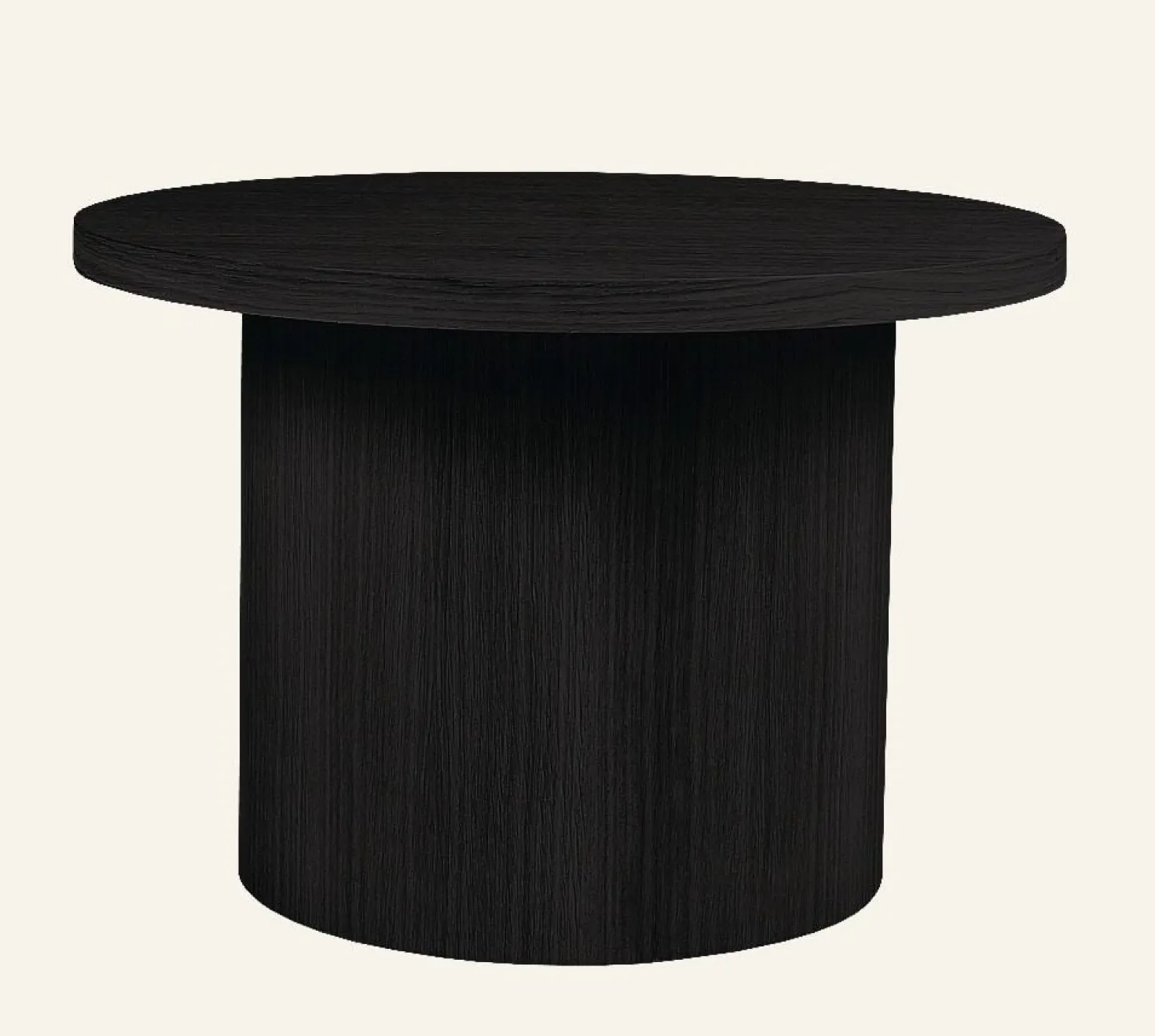 Soffbord svart - 60x60x41 cm ø60