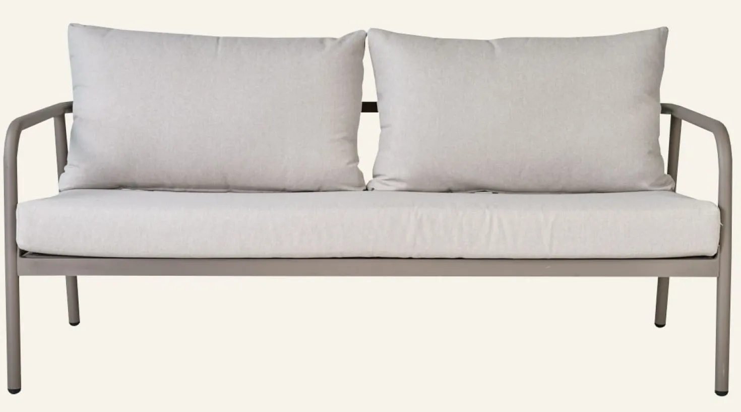 Soffgrupp ljusgrå - 164x67x57 cm
