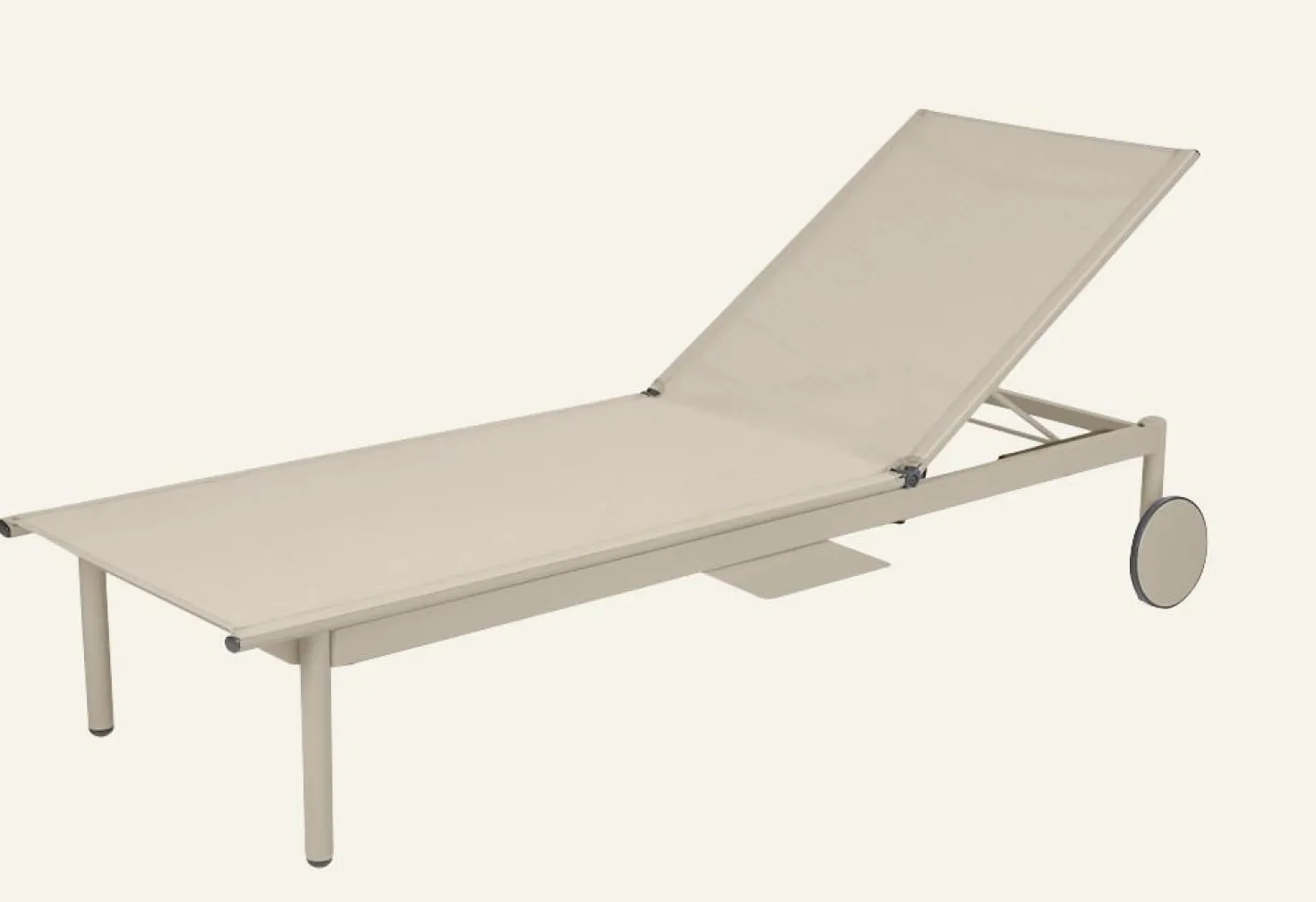 Solsäng beige - 69x198x35 cm