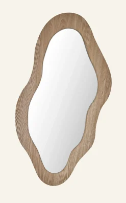 Spegel natur - 40x1,1x80 cm