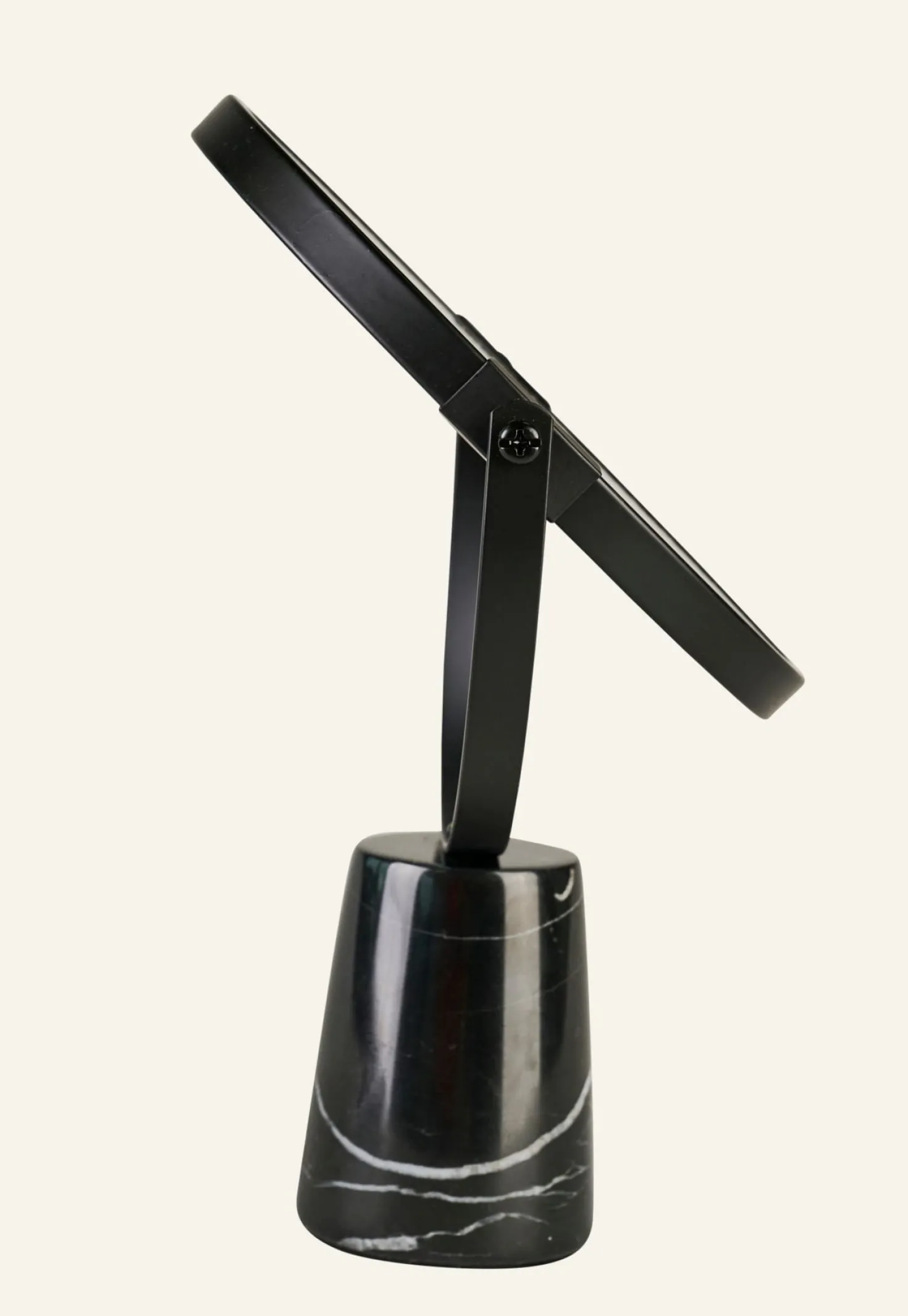 Spegel svart - 18,5x6,5x26 cm