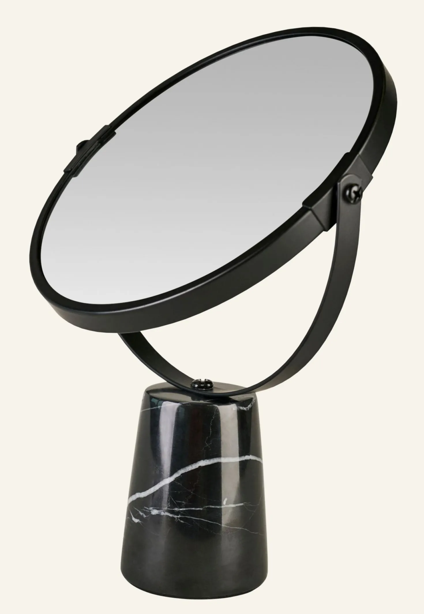 Spegel svart - 18,5x6,5x26 cm