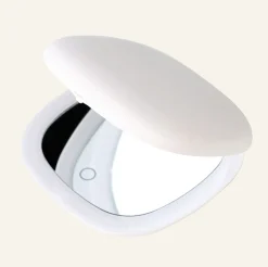 Spegel vit - 9,8x9,9x2,5 cm