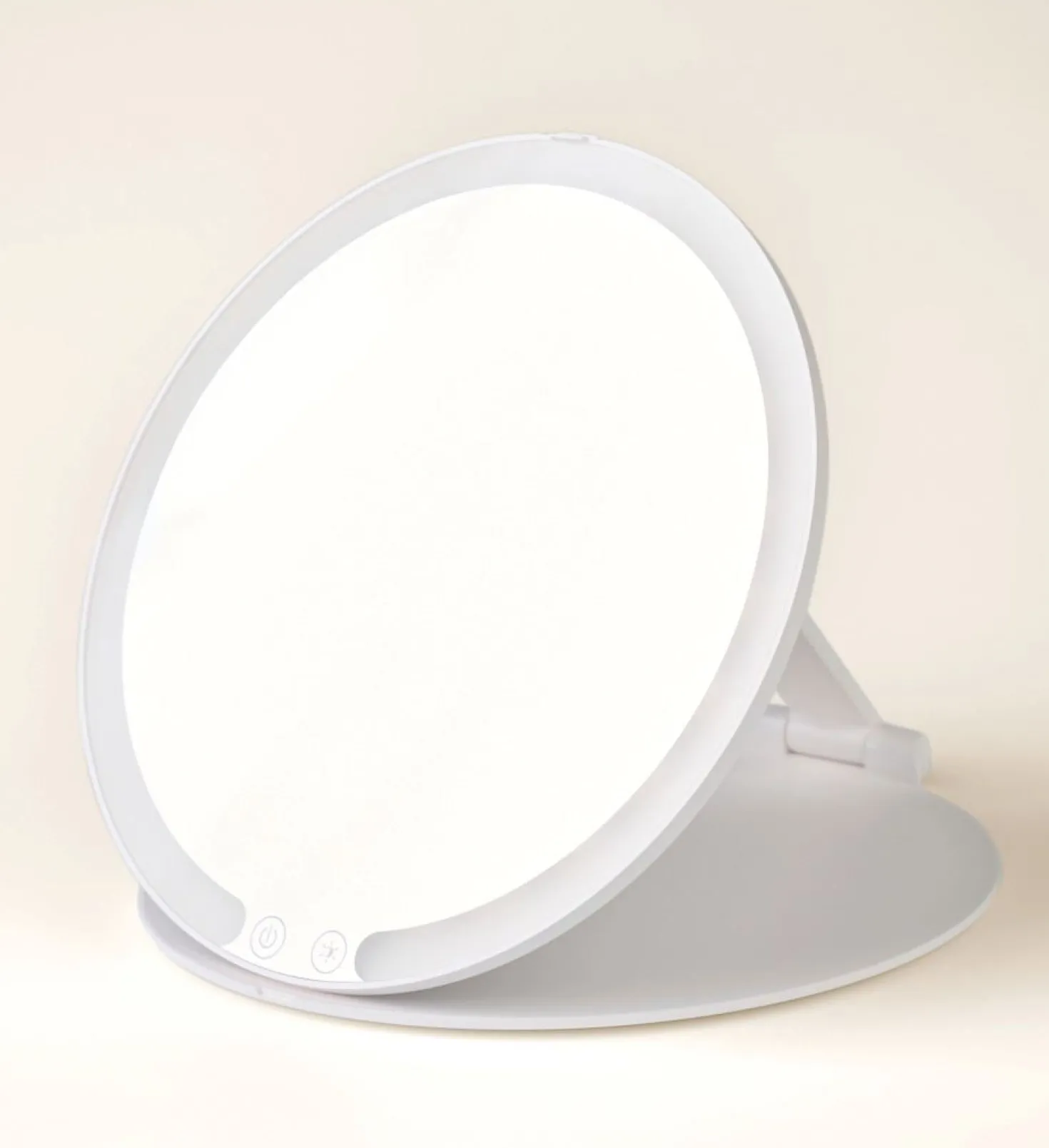 Spegel vit - 19,7x20x1,5 cm ø20