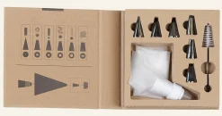 Spritsset vit - 24,5x26,5x3 cm