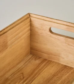Stapelbar förvaringslåda natur - 35x20x12 cm