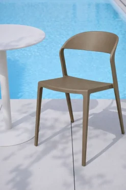 Stol mörk beige - 80 cm