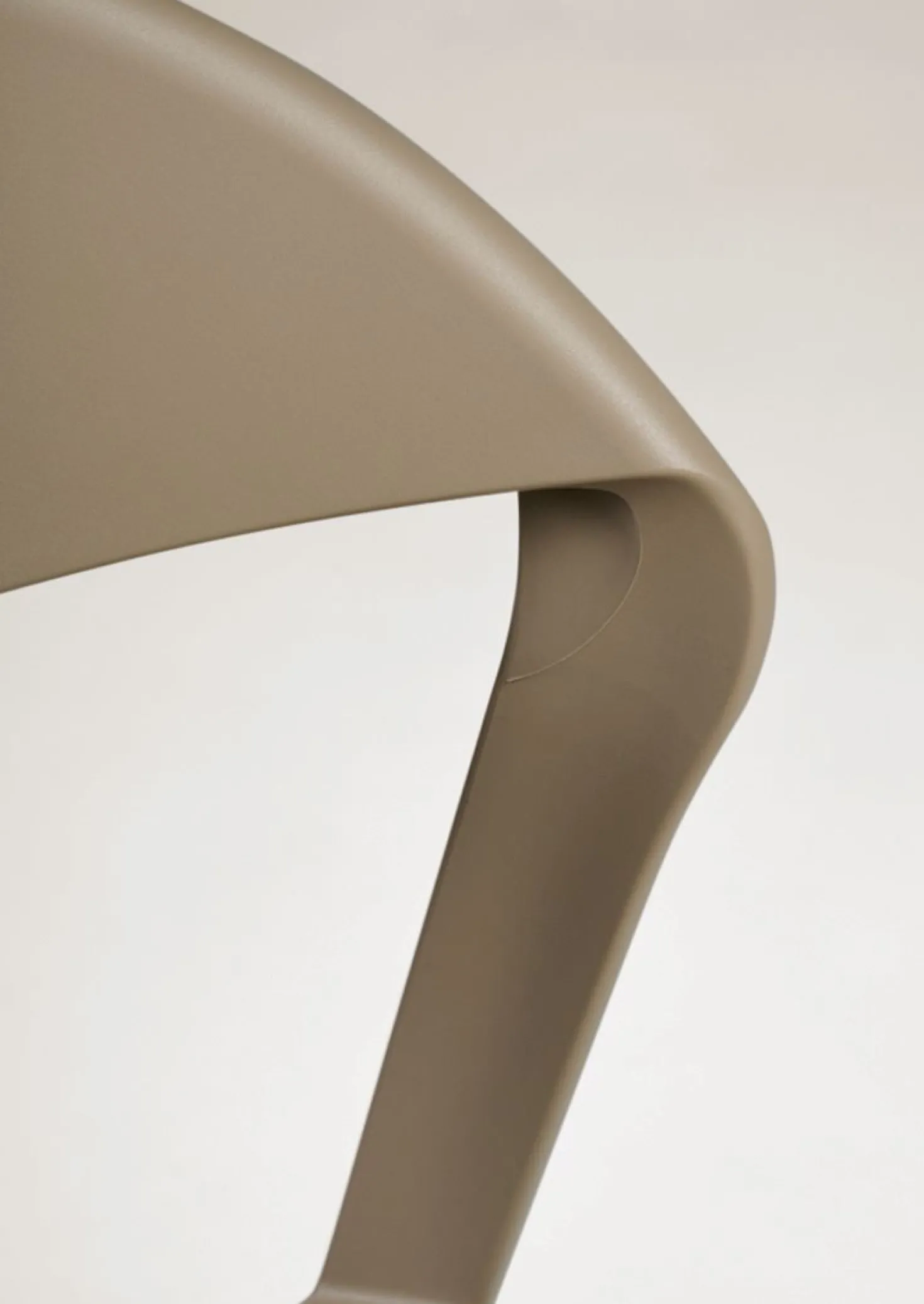 Stol mörk beige - 80 cm