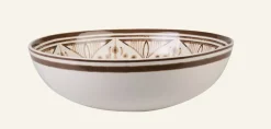 Stor skål brun - ø34 cm