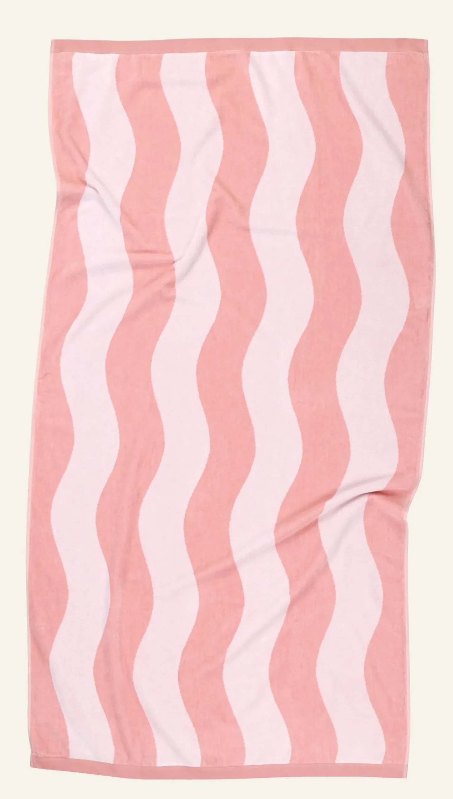 Strandhandduk rosa - 90x180 cm