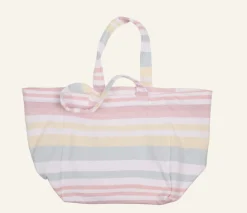 Strandväska multi/rosa - one size