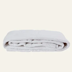 Svalt bomullstäcke vit - 150x210 cm