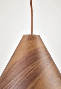 Taklampa brun - 25 cm ø33