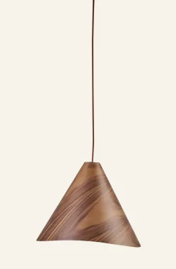 Taklampa brun - 25 cm ø33