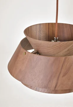 Taklampa brun - 21 cm ø33