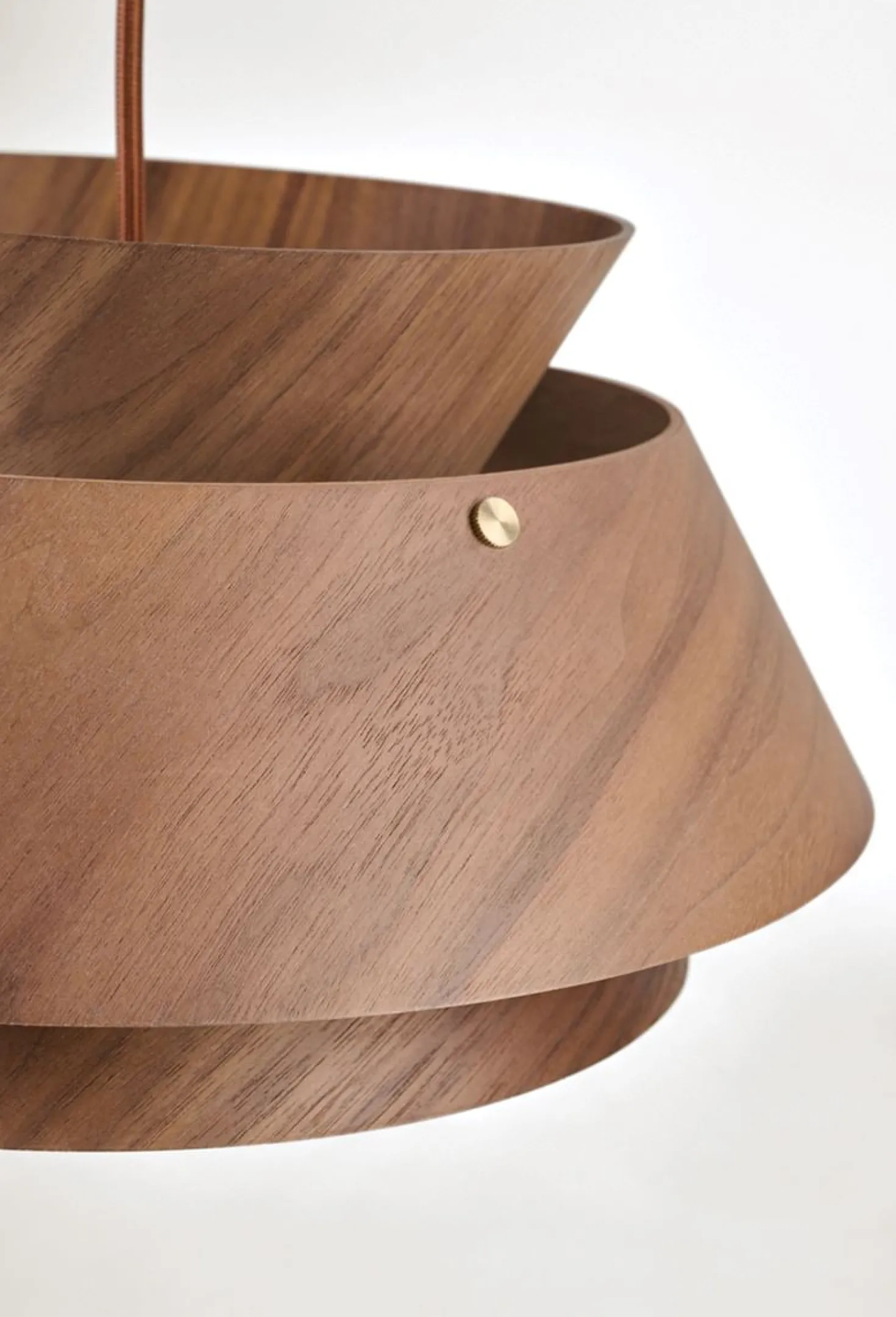 Taklampa brun - 21 cm ø33