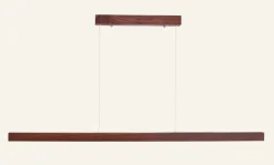 Taklampa brun - 34x120x40 cm