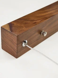 Taklampa brun - 34x120x40 cm