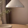 Taklampa creme - 19,5 cm ø43,4