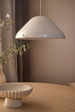 Taklampa creme - 19,5 cm ø43,4
