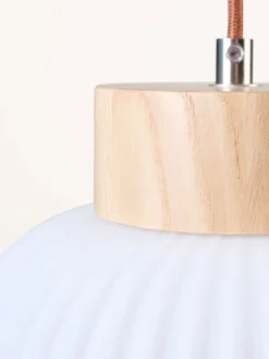 Taklampa natur - 25 cm ø30