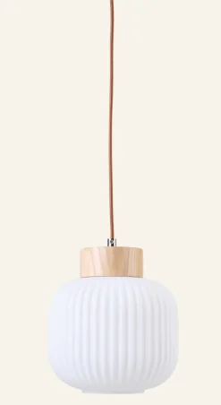 Taklampa natur - 24 cm ø20