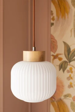 Taklampa natur - 24 cm ø20