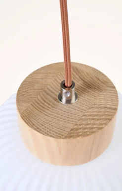 Taklampa natur - 24 cm ø20