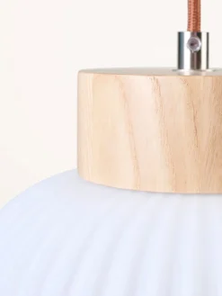 Taklampa natur - 24 cm ø20