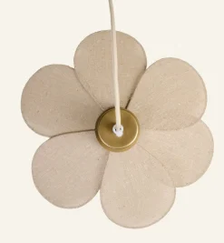 Taklampa natur - 46x46x13 cm