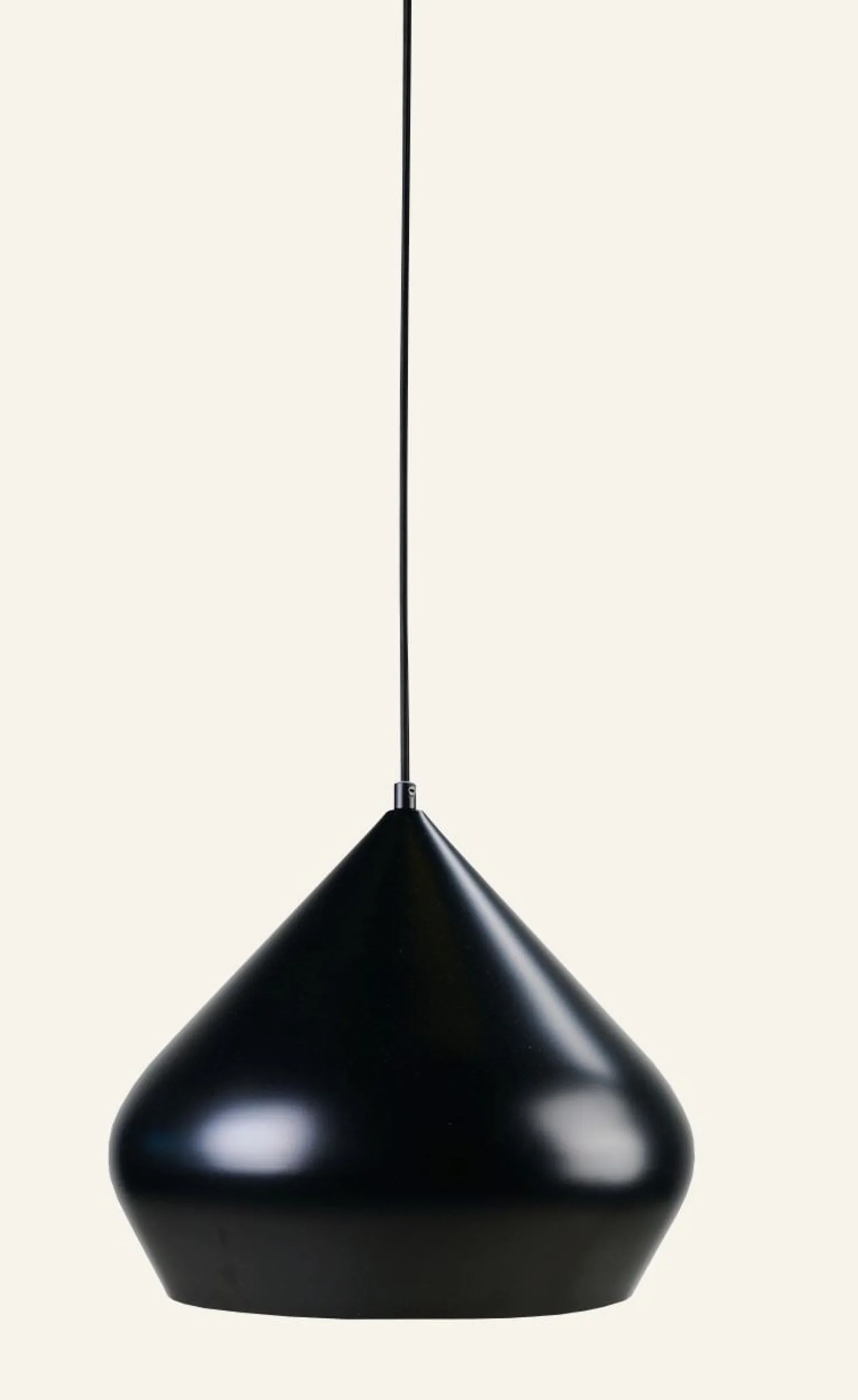 Taklampa svart - 29,5 cm ø34