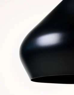 Taklampa svart - 29,5 cm ø34