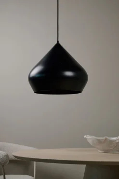 Taklampa svart - 29,5 cm ø34