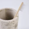 Tandborsthållare beige - 8,2x8,2x11,8 cm