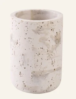 Tandborsthållare beige - 8,2x8,2x11,8 cm
