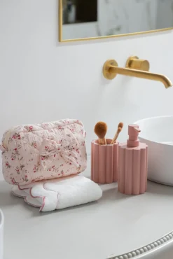 Tandborstmugg rosa - 7,5x11 cm