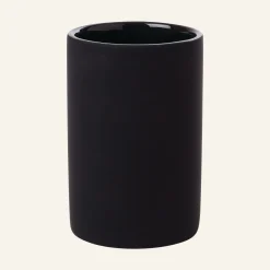 Tandborstmugg svart - 7x7x10,4 cm
