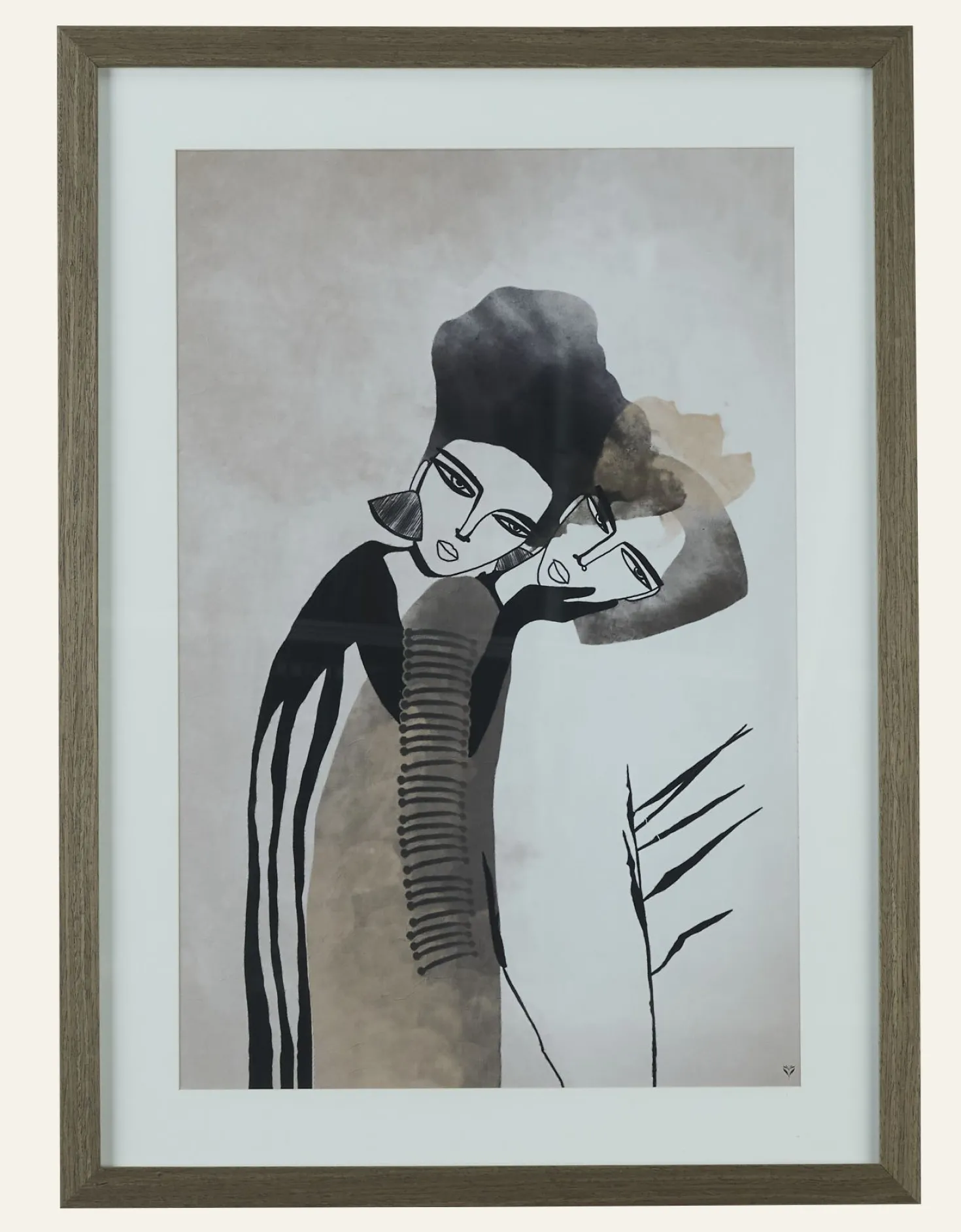 Tavla brun - 50x70 cm