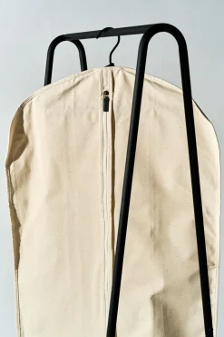 Textilgarderob ljus natur - 60x170 cm