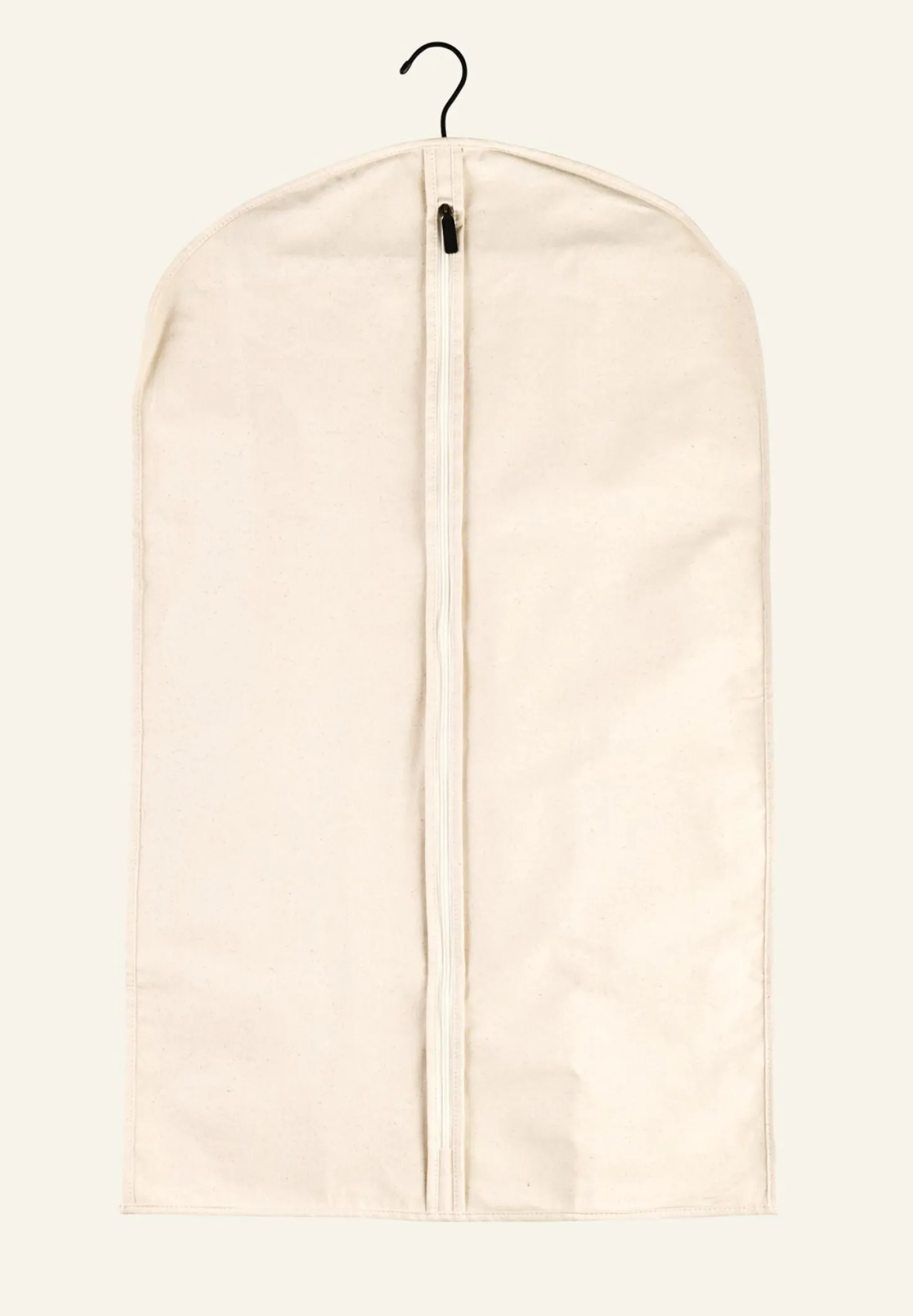 Textilgarderob ljus natur - 60x170 cm