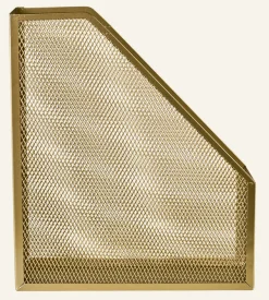 Tidskriftshållare guld - 28 cm