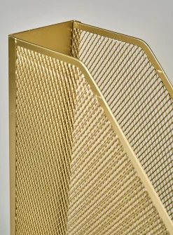 Tidskriftshållare guld - 28 cm