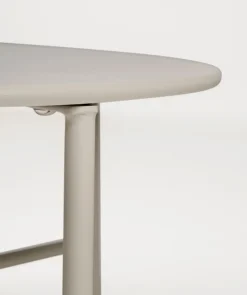 Trädgårdsbord beige - 35 cm ø70
